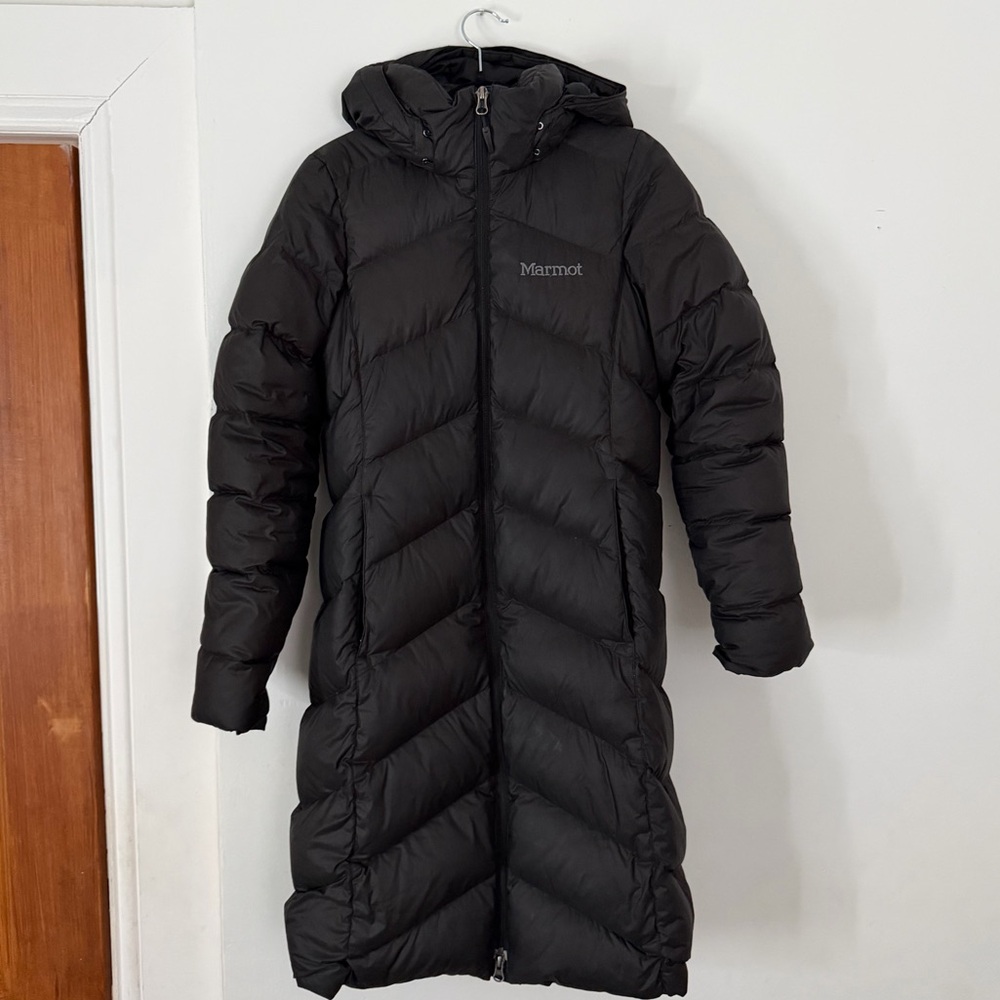Marmot Women's Montreax Long Black Puffer Jacket